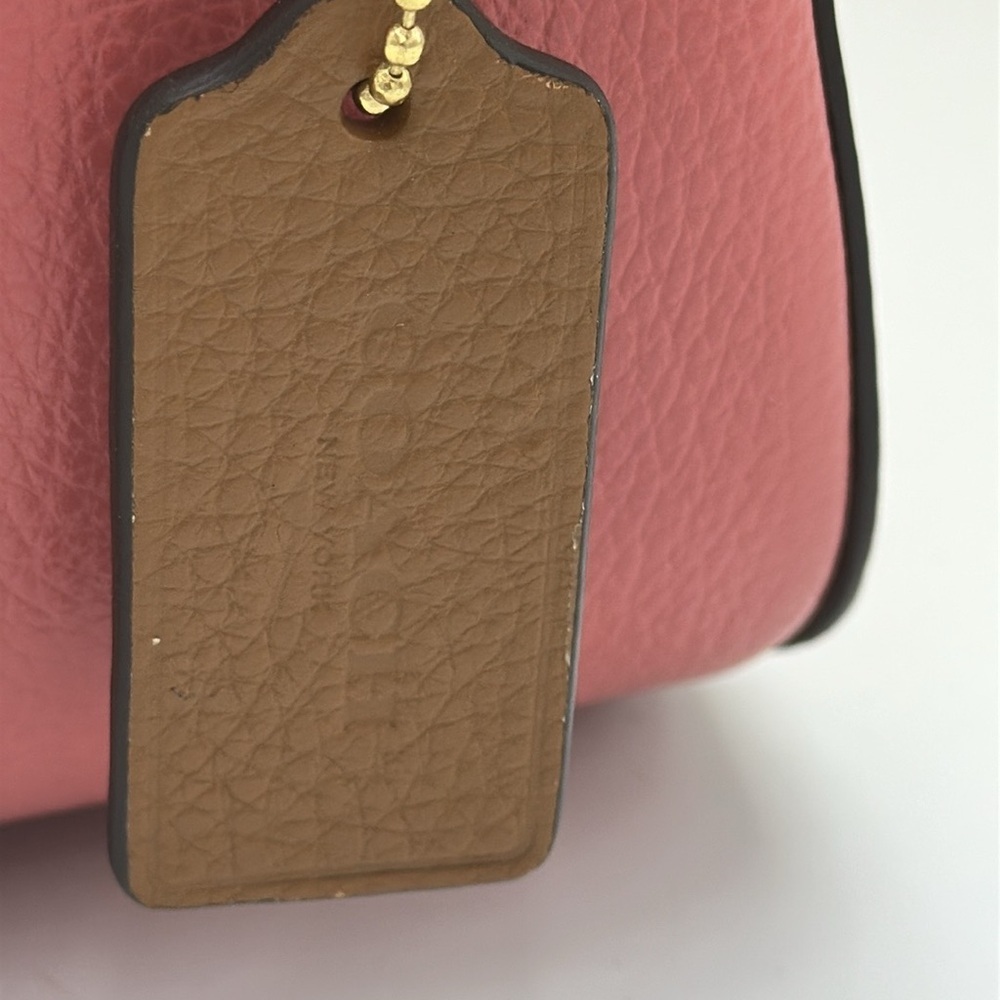 Coach C9130 Saddle Bag Horse & Carriage Colorblock Leather Faded Blush Pink NWT - Picture 5 of 16